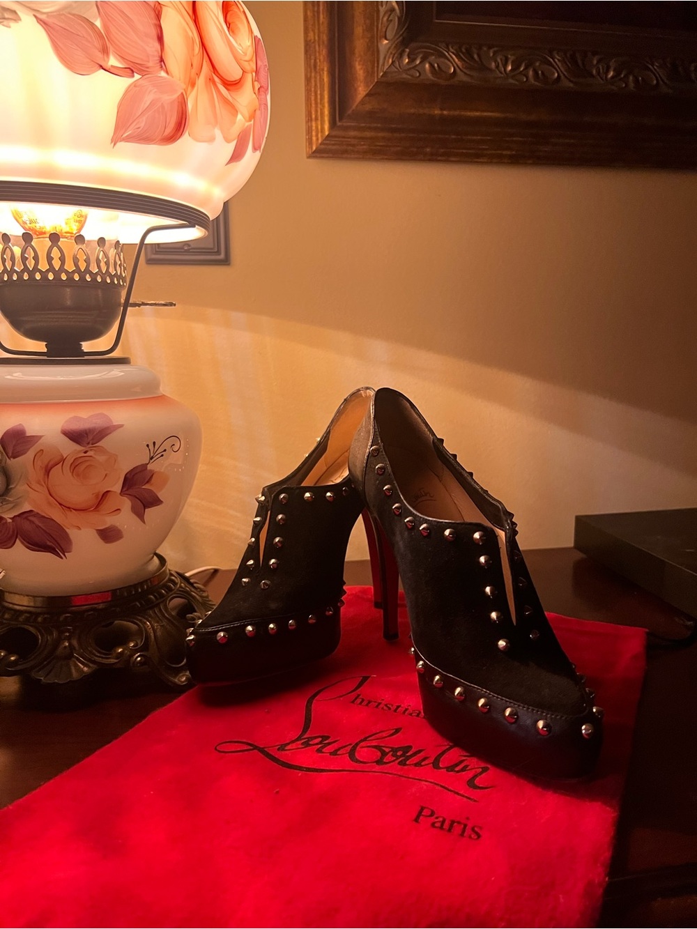 Christian Louboutin Christian Astraqueen 120 Pumps Sz 37
